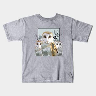 Barn Owl Pack Kids T-Shirt